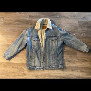Levi’s Type 3 Sherpa- Lined Denim Trucker Jacket